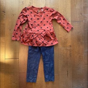 Carter’s polka dot outfit